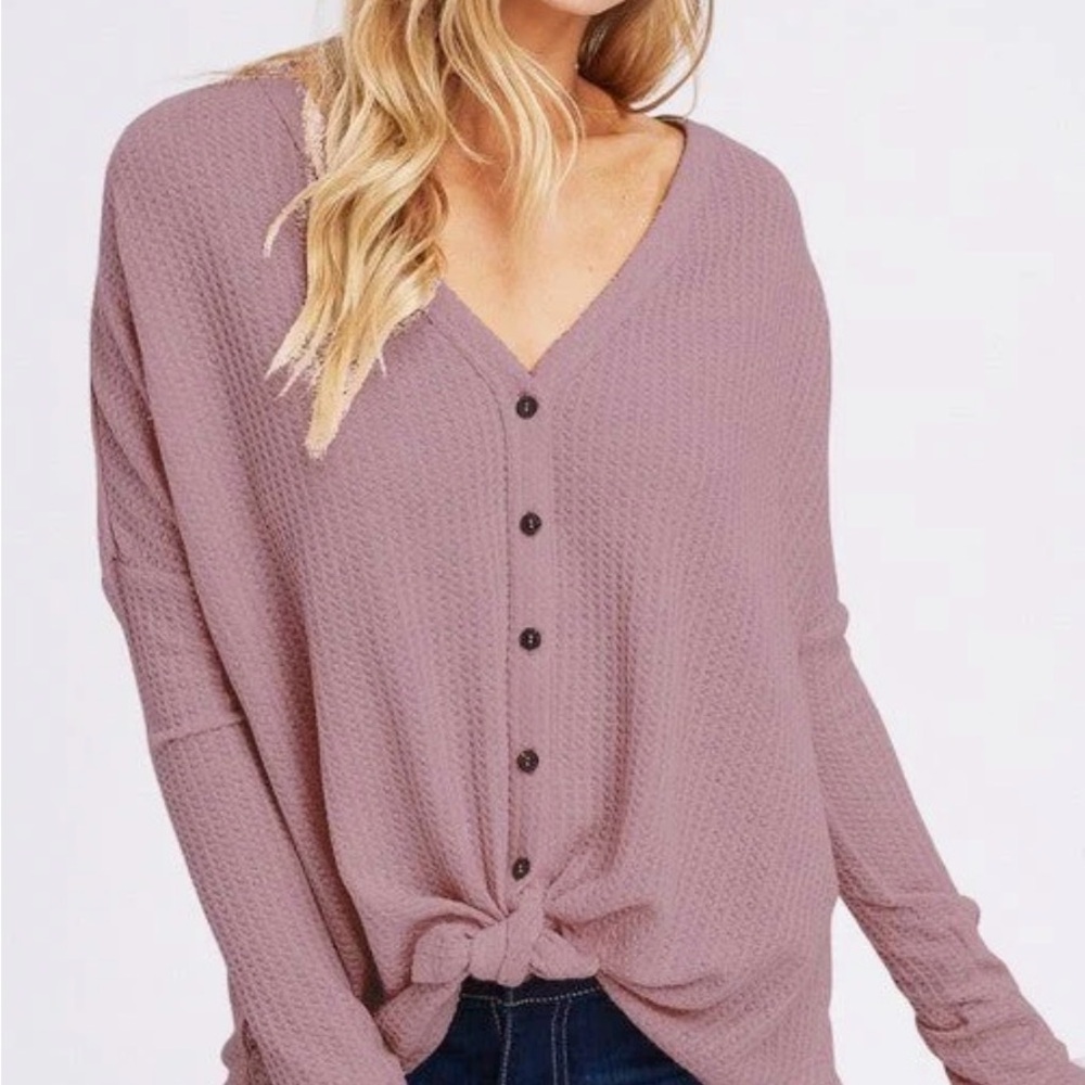 Urban Outfitters Knit Waffle Top